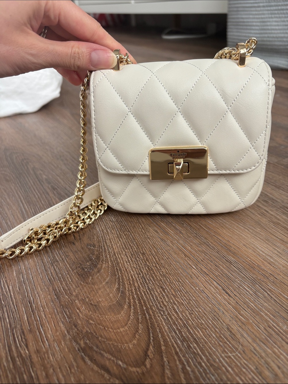 NWT Kate Spade Carey Quilted Microflap Crossbody